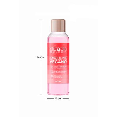 Demaquilante Bifásico Vegano 120ml – Remove Maquiagem Pesada, Hidrata e Não Agride a Pele