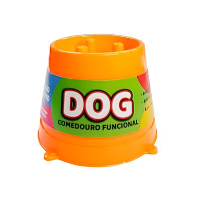 Comedouro Alto Funcional Lento Plástico