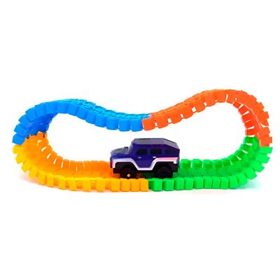 Carrinho com Pista Articulada – Diversão e Criatividade para Crianças | A Pilha Infantil