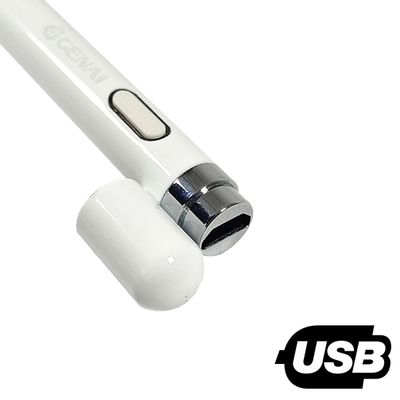 Caneta Touch Ponta Fina Stylus (Branco)
