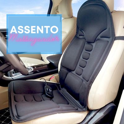 Assento Massageador De Lombar E Pescoço Almofada Cadeira De Massagem