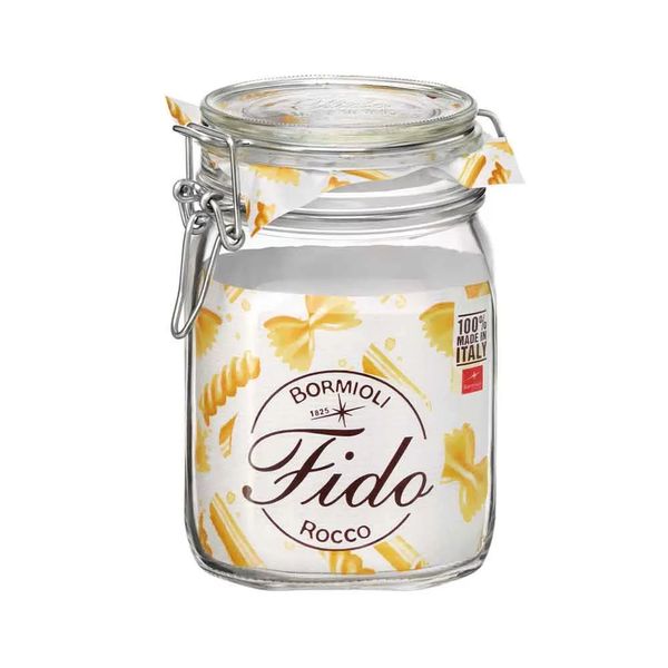 Pote Bormioli Rocco Fido em Vidro Hermético Transparente 1L