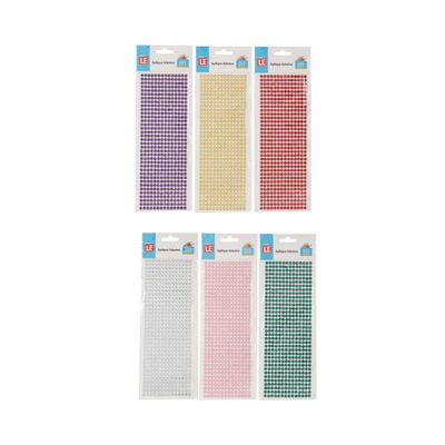 Adesivo Strass Le 6mm com 504 Unidades - Item Sortido