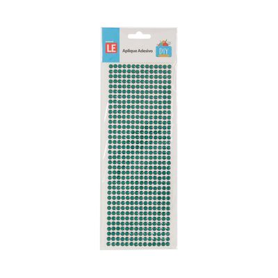 Adesivo Strass Le 6mm com 504 Unidades - Item Sortido