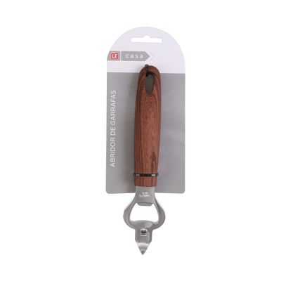 Abridor de Lata e Garrafa em Inox Le Madeira