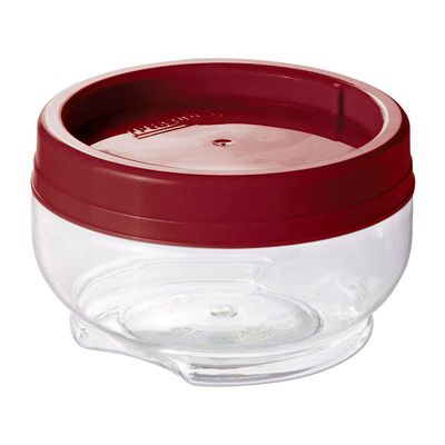 Pote Plástico Plasútil Gire Trave Vermelho 220ml