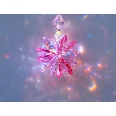 Cristal Retrovisor De Carro - Cor Rosa