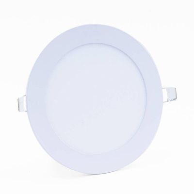Plafon Led Slim 18w Redondo Embutir 3000k Branco Quente Bivolt - Unidade