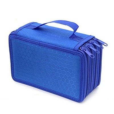 Estojo Box/estojo Escolar/estojo De Lápis/estojo Com Diviso´rias/grande Capacidade Com 4 Níveis E Zíper 72 Canetas Cor:a