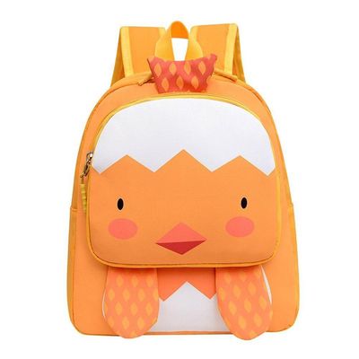 Mochila Infantil Escolar Creche Passeio Animais Bichinho Menino E Menina Cor:garota Laranja