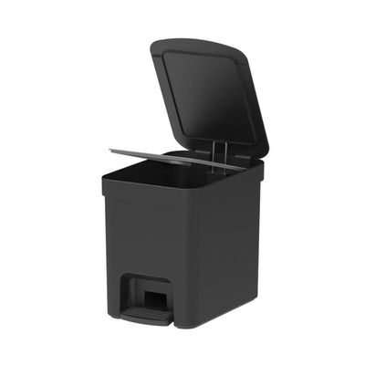 Lixeira Com Pedal Trium 6 L Preto Ou