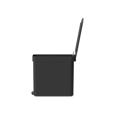 Lixeira Com Pedal Trium 6 L Preto Ou