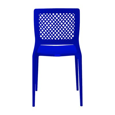 Cadeira Empilhável Vênus Azul Bic em Polipropileno Acrilys