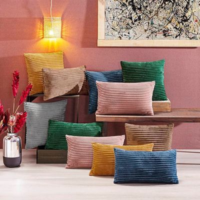 Capas de Almofadas Velvet Bariloche 60x30cm 04 Peças - Cinza