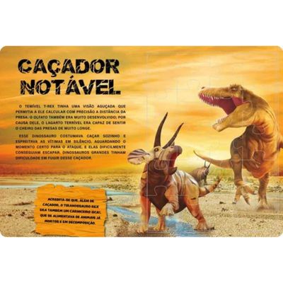 LIVRO TIRANOSSAURO REX - 4 QUEBRA-CABEÇAS - CIRANDA CULTURAL