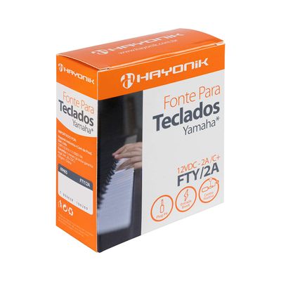 Fonte Chaveada Hayonik FTY/2A P/ Teclado Yamaha 12VDC - FT0096