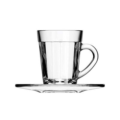 Xícara de Café Expresso Americano com Pires 90ml - Nadir Figueiredo Transparente