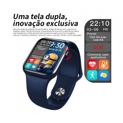 Relogio Smartwatch Hw16 44Mm Chamadas Bluetooth Android Ios