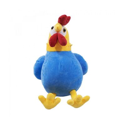 Galo de Pelúcia Em Pé Azul 34cm