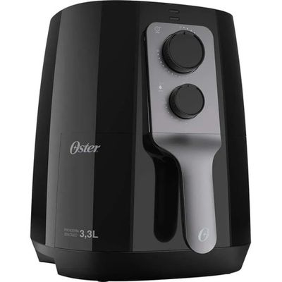 Fritadeira Sem Óleo Air Fryer 3,3l Oster Black Ofrt590 127v Preto
