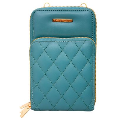 Bolsa Carteira Feminina Alça Matelassê (Nude)
