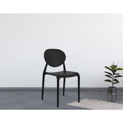 Cadeira Slick Sem Braço Pretro Grifit
