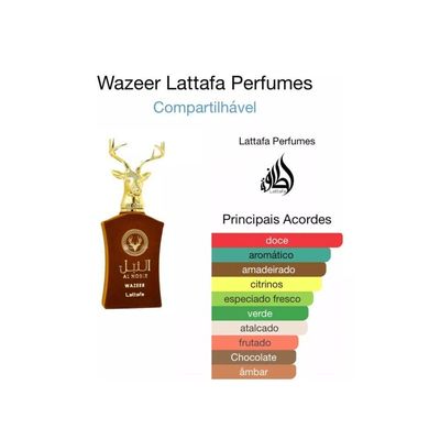 Perfume Al Noble Wazeer De Lattafa Edp 100ml Unissex