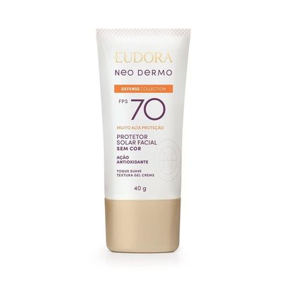 Protetor Solar Facial Incolor Neo Dermo Defense Collection Fps 70 40g