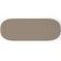Kit 02 Puffs Decorativos Orgânicos Para Living Quarto 160cm Doha W01 Bouclê Bege - Lyam Decor