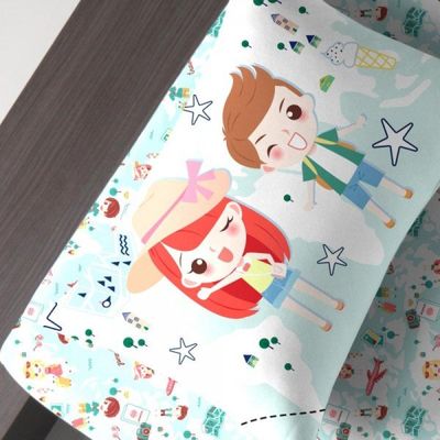 Jogo de Cama Portallar Solteiro Malha Mista Travel 2 pçs Verde