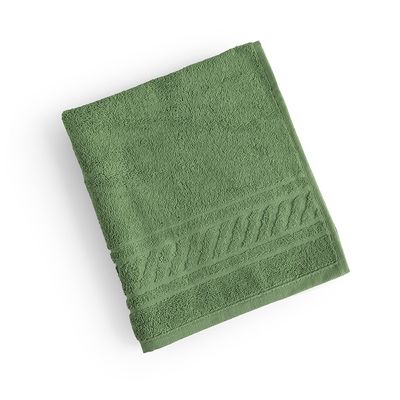 Toalha de Rosto Lummi Fio Penteado Relevo Listras 01 Peça 100% Algodão - Floresta