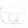 Kit 02 Mesas de Centro Para Sala Redonda Tampo Vidro Pés Aço Allure B01 Off White - Lyam Decor