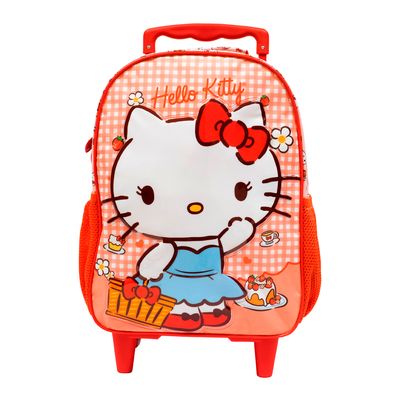 Mochilete Infantil com Rodinhas Xeryus Hello Kitty 16"