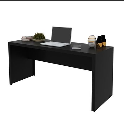 Mesa para Escritório Home Office ME4109 MDP Preto - Gran Belo