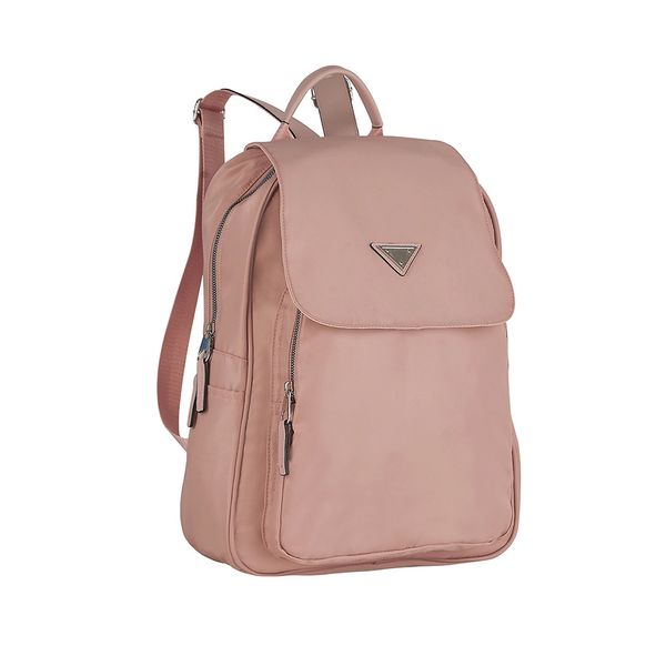Mochila para Notebook Semax Acetinada Glow It Rosé com Tampa 17