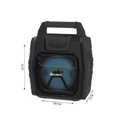 Caixa de Som Portátil Bluetooth Sumay Enjoy SM-CSP1307 - Bivolt