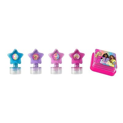 Kit Carimbo + Almofada Barbie 5 Peças Tris