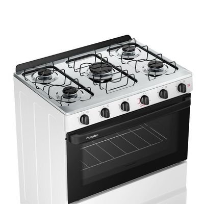 Fogão Ideal Pop 5 Bocas Esmaltec Branco