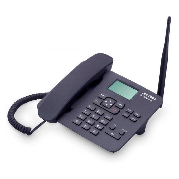 Telefone Celular Mesa CA-42S Dual Chip Viva Voz Aquário Preto Preto