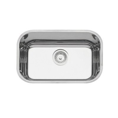 Cuba Tramontina Lavinia 47 BL em aço inox alto brilho 47x30 cm
