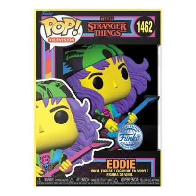 Funko pop Stranger Things 1462 Hunter Eddie Black Light