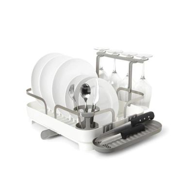 Escorredor de louças em plástico Umbra Holster 42x34x15cm branco