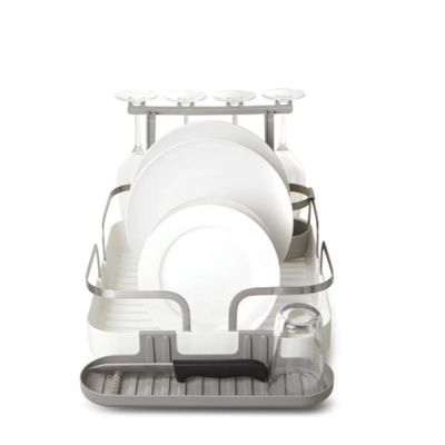 Escorredor de louças em plástico Umbra Holster 42x34x15cm branco