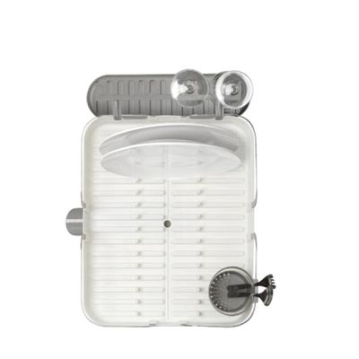 Escorredor de louças em plástico Umbra Holster 42x34x15cm branco