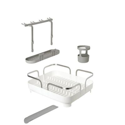 Escorredor de louças em plástico Umbra Holster 42x34x15cm branco