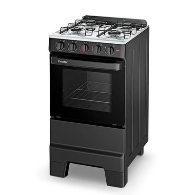 Fogão Ideal Pop 4 Bocas Esmaltec Preto