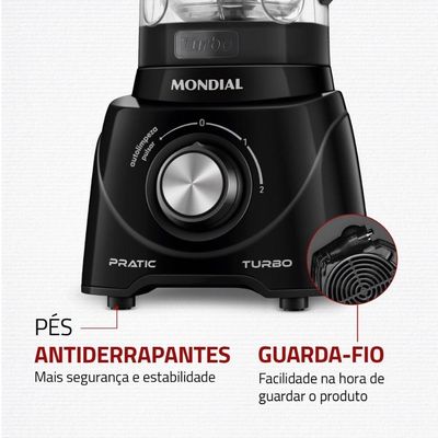 Liquidificador L-98-B Mondial Preto 110V