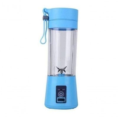 Copo Mixer Liquidificador Portátil Carregador Pessoal -1359 -Usb Azul