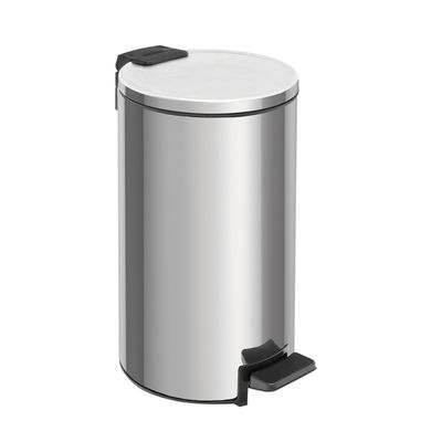 Lixeira Loop Aço Inox Polido Balde Interno e Pedal 5 Litros - Tramontina 94547/005