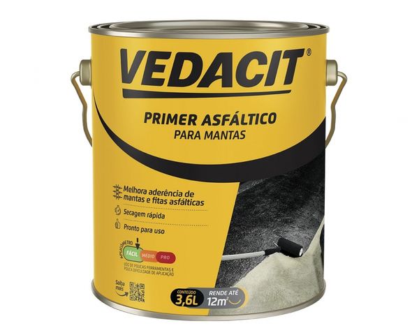 Primer Manta Vedacit Asfalt 3,6 Gl